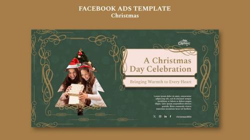 Premium PSD | Christmas template design Premium PSD