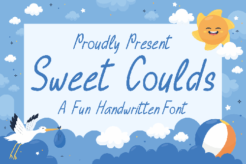 Sweet Coulds - Cute Font