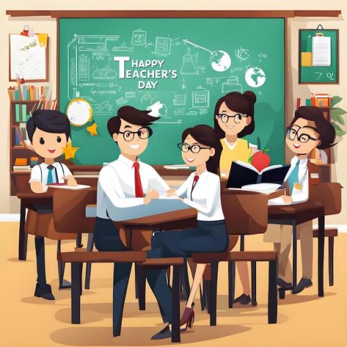 Premium PSD | Psd happy teachers day Premium PSD