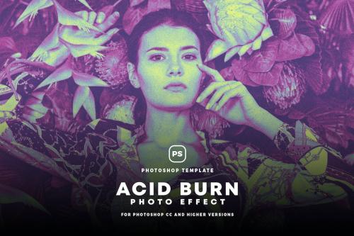 Acid Burn Photo Effect