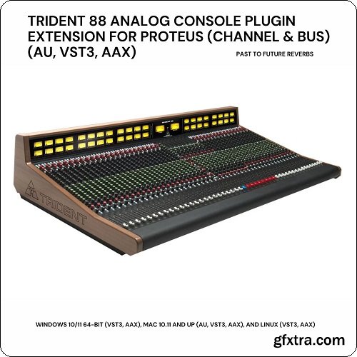 PastToFutureReverbs Trident 88 Console Plugin Extension For PROTEUS (Channel & Bus) (AU, VST3, AAX)