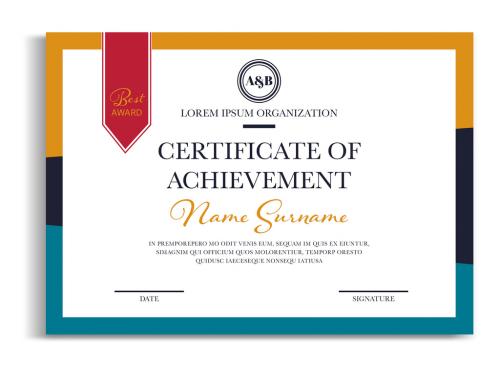 Certificate of Achievement Layout - 201411050