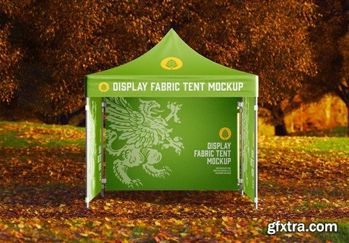 Fabric Display Tent Mockup W86G7C2