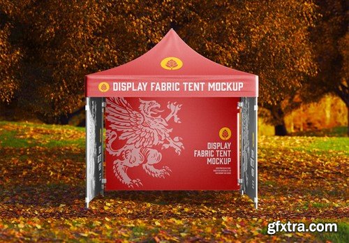 Fabric Display Tent Mockup W86G7C2