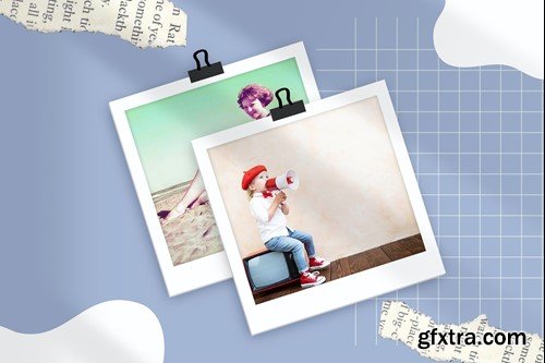 Polaroid Photo Mockup C9DN73Y