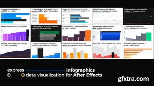 Videohive Express Infographics - Data Visualization for After Effects 48998232