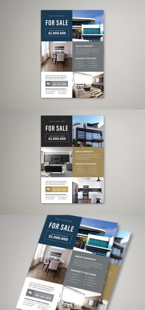 Real Estate Advertising Flyer Layout - 203585730