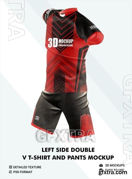 Psd soccer kit mockup