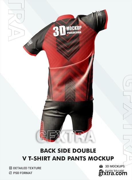 Psd soccer kit mockup