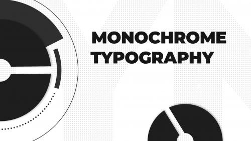 ArtList - Monochrome Typography Opener - 124800