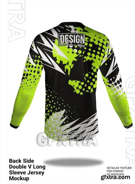 Motocross pants jersey mockup