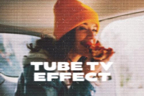 Old Tube Tv Photo Effect