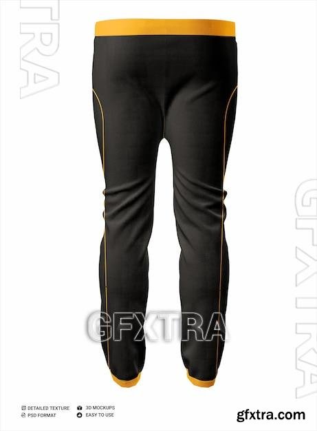 Training pants mockup