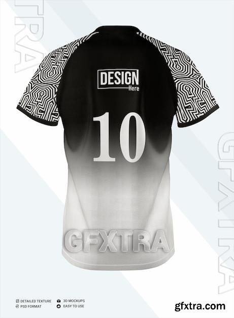 Soccer jersey mockup