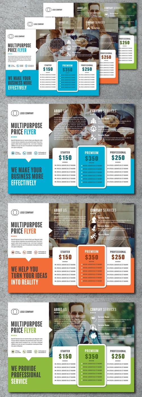 Business Services Price Flyer Layout - 204406717