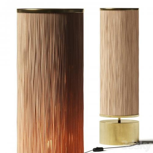 CB2 Solana Pillar Table Lamp