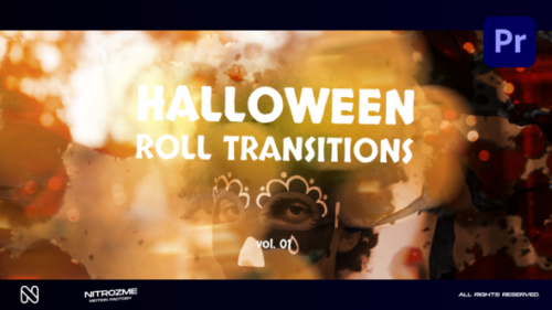 Videohive - Halloween Roll Transitions Vol. 01 for Premiere Pro - 48475212 - 48475212