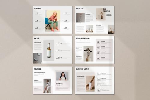 Minimal Portfolio Brochure Template