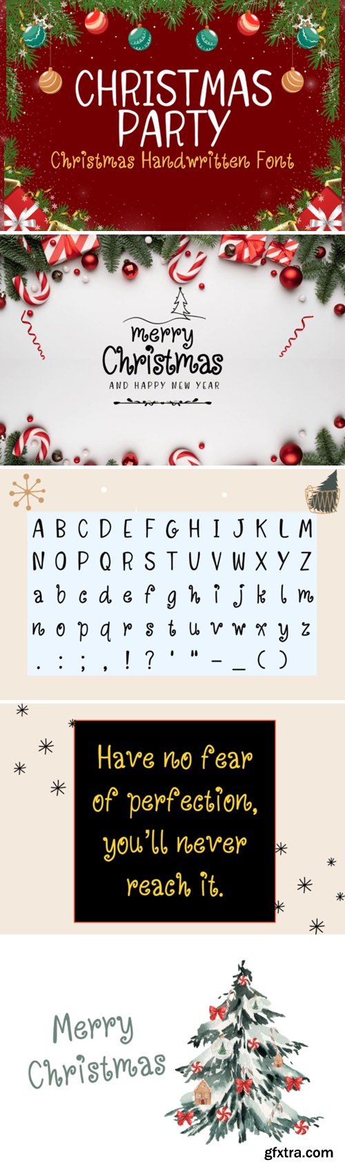 Christmas Party Font