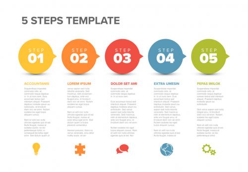 5 Circle Infographic - 205118516