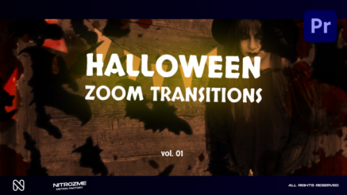 Videohive - Halloween Zoom Transitions Vol. 01 for Premiere Pro - 48475348 - 48475348