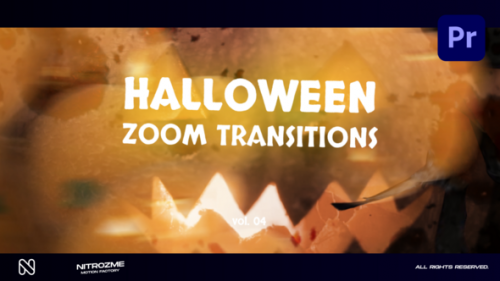 Videohive - Halloween Zoom Transitions Vol. 04 for Premiere Pro - 48475374 - 48475374