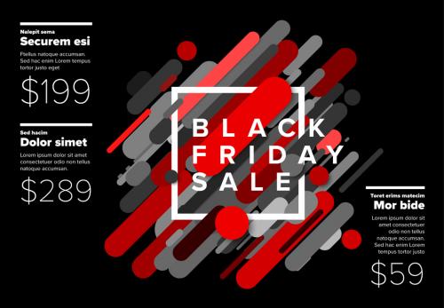 Black Friday Sale Flyer Layout - 208438417