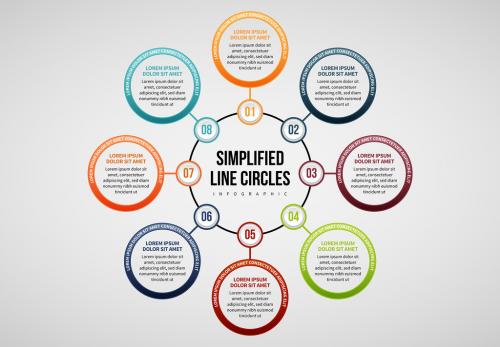 8 Step Circle Infographic - 208830642