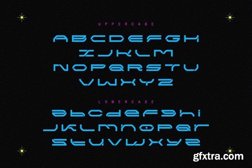 NCL Kemgor - Cyberpunk Futuristic Tech Font PQPFJX2