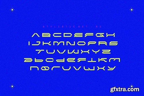 NCL Kemgor - Cyberpunk Futuristic Tech Font PQPFJX2