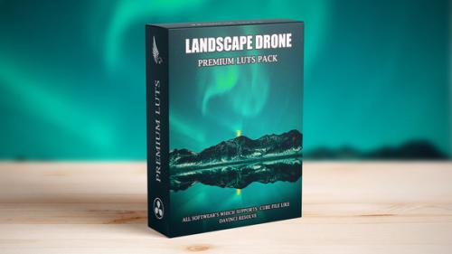 Videohive - Landscape Cinematic Drone Vlog Film LUTs Pack - 48478170 - 48478170