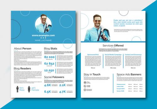 Personal Branding Media Kit Layout - 208958463