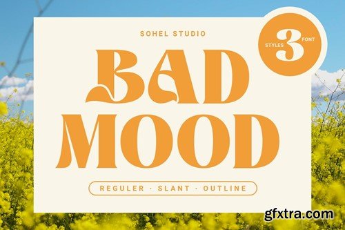 Badmood - Modern Bold Serif 9VV6FSZ