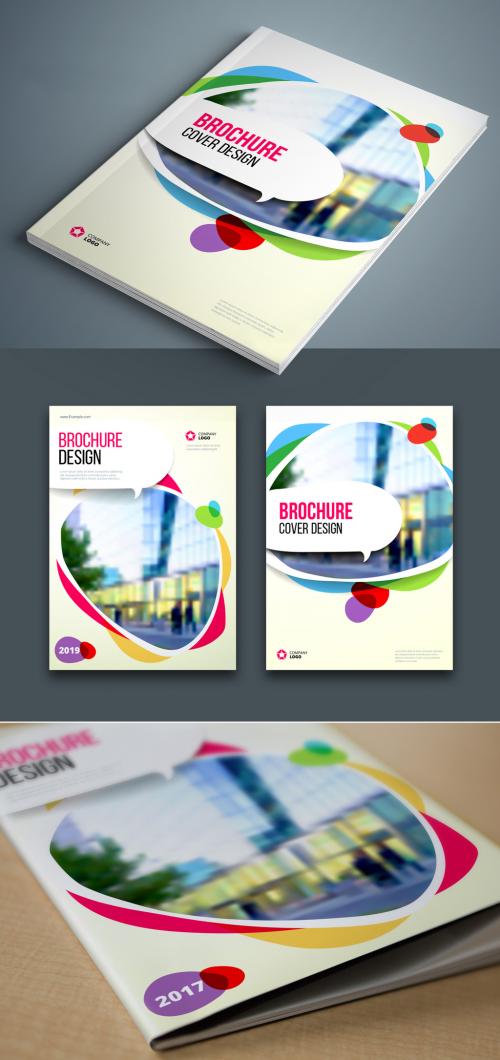 Geometric Accent Business Report Cover Layouts - 208985049