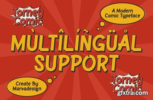 Torney Comic - A Modern Comic Font JYDZ4FZ