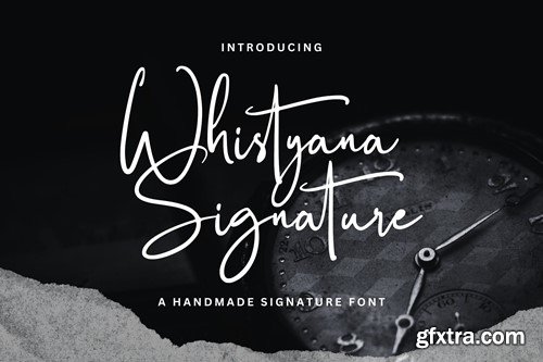Whistyana - A Handmade Signature Font EQU3DS4