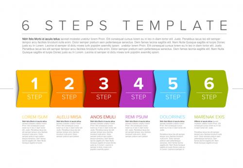 Six Step Process Infographic Layout - 209256266