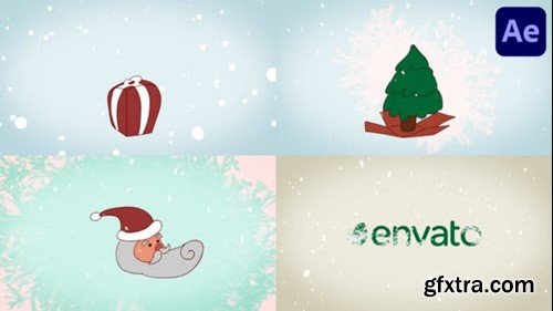 Videohive Santa Morphing Logo for After Effect 48998490