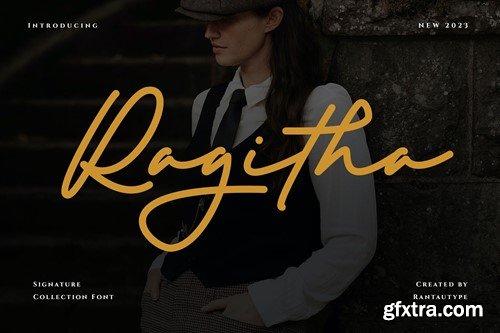 Ragitha A Business Signature Font W7CX5EC