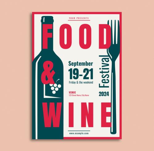 Food & Wine Festival Poster - 209787032