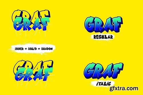 Wonders Graff - 3d Layered Graffiti Font RJCMNWU