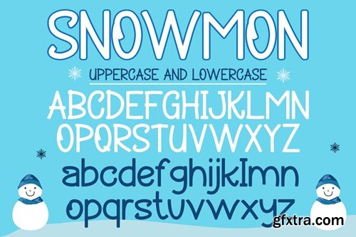 Snowmon - Christmas Display Font 7HF9T26