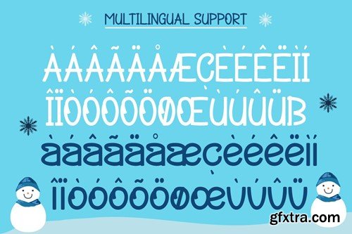 Snowmon - Christmas Display Font 7HF9T26