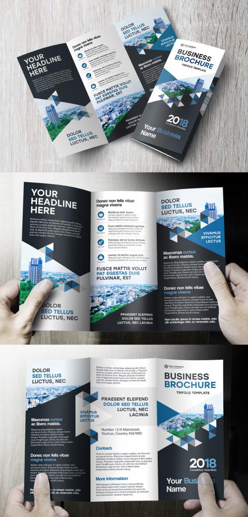 Tri-Fold Brochure Layout - 210199089