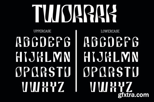 Twoarak - Psychedelic Font Z48MGUF