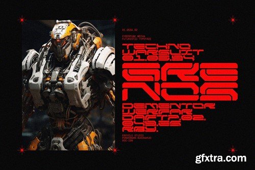 NCL Broesq - Cyberpunk Futuristic Tech Mecha Font M6QY6RN