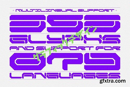 NCL Broesq - Cyberpunk Futuristic Tech Mecha Font M6QY6RN