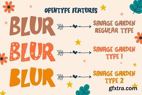 Savage Garden – 3 Quirky Playful Font 8SYFVKF