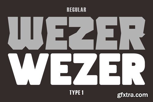 Wezer – Display Bold Font Duo 967CHPG