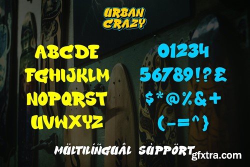 Urban Crazy - 3d Layered Graffiti Font KJWXHXC